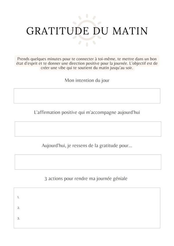 Le livret de gratitude, un art de vivre dans un journal intime