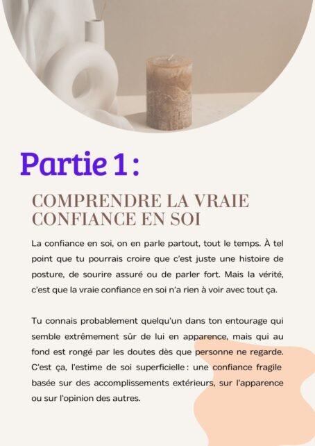 Apprendre à s'aimer