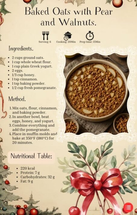 Christmas recipes, from breakfast to dessert