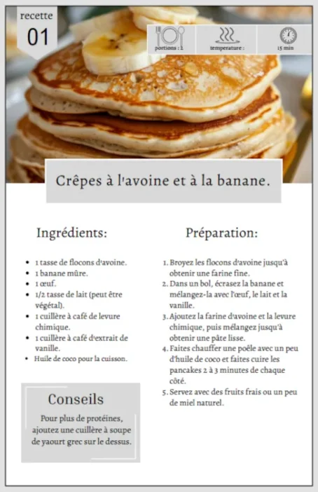30 recettes pour une vie saine et heureuse
