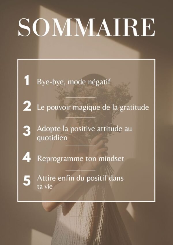 pouvoir Gratitude 01 Penser positif ce n’est pas ignorer les problèmes