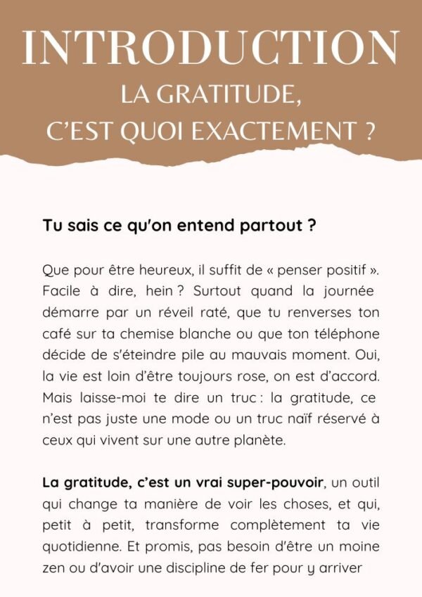 pouvoir Gratitude 03 Penser positif ce n’est pas ignorer les problèmes